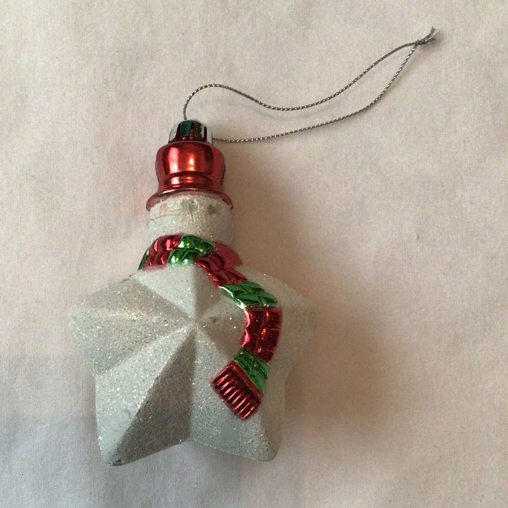 Happy Snowmen Set of three ornaments - Picture 8 of 8